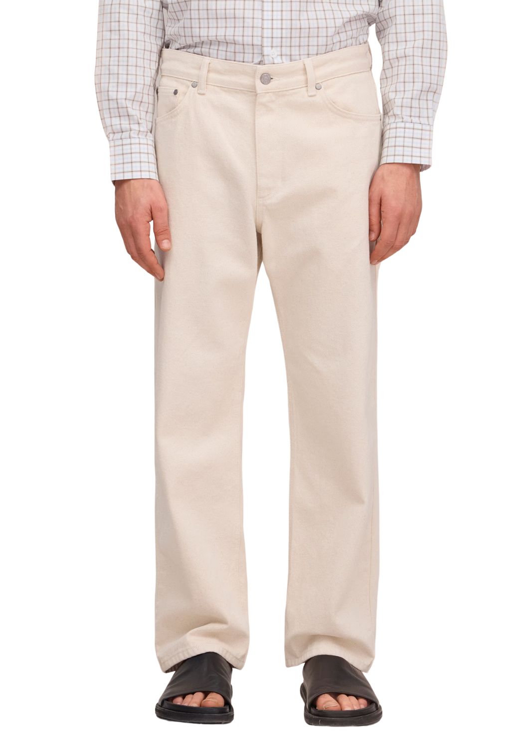 NN07 Otis Rigid organic cotton jeans Ecru