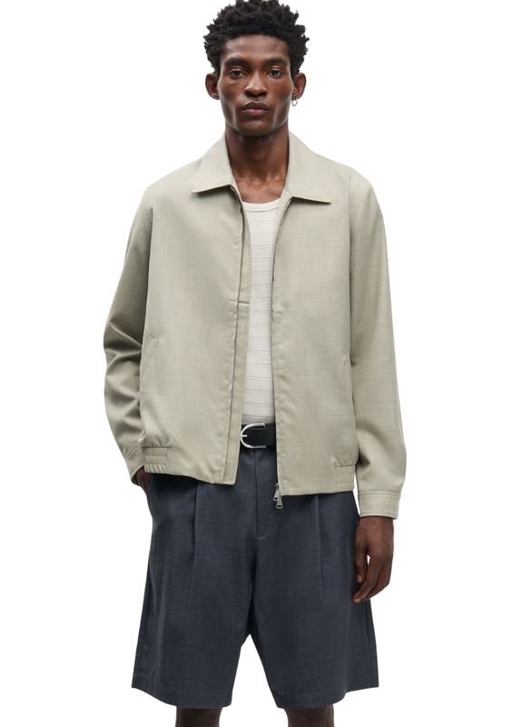 Samsoe Samsoe Sabeck jacket 16120 Aluminium melange