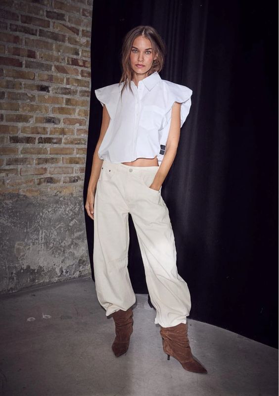 Haute L’Amitié Dinnie NS Poplin Shirt White