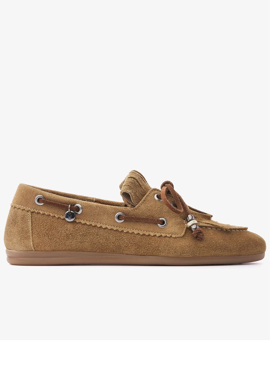 VIA VAI June Loua khaki dames loafers