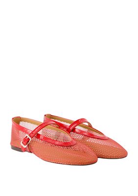 Posa Ballerina Baletto Mesh Rood