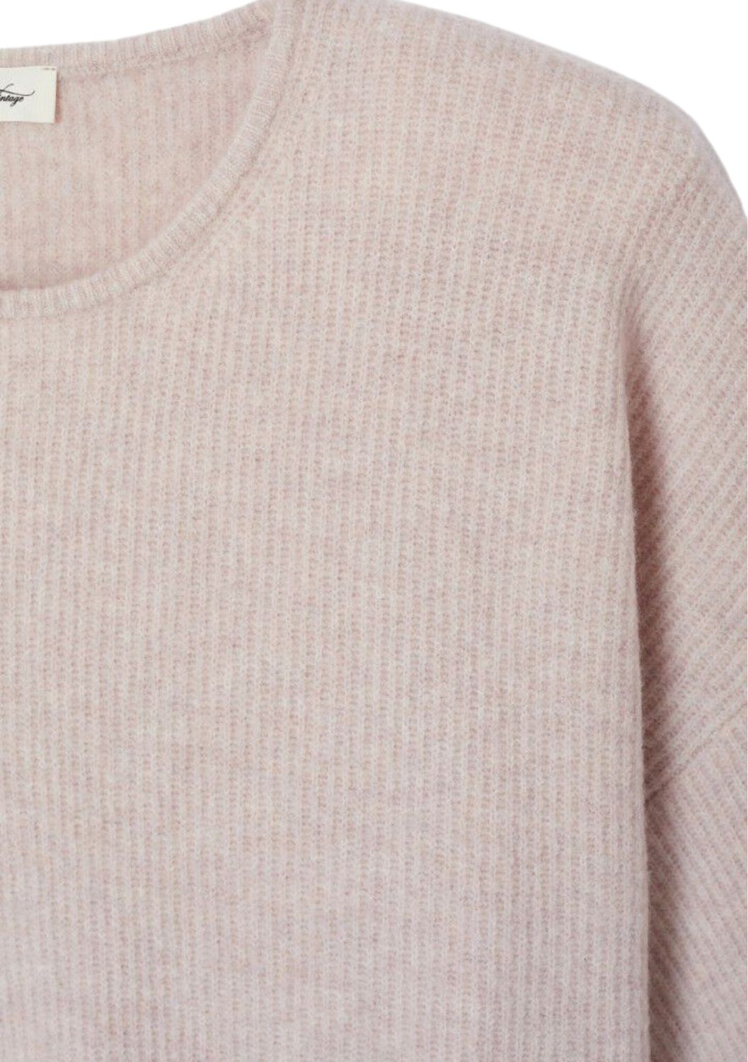 American Vintage Damsville dames trui dust melange American Vintage Damsville dames trui dust melange