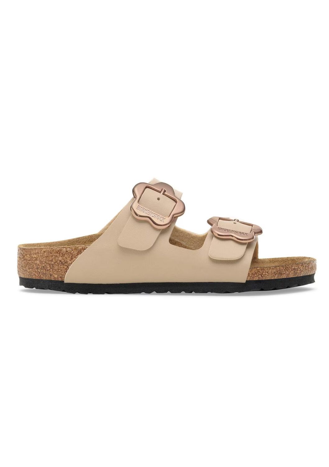 Birkenstock Arizona Flower Buckle Kids Sandcastle Birkenstock Arizona Flower Buckle Kids Sandcastle