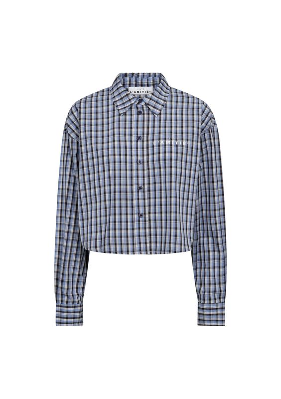 Haute L’Amitié Isolde Check Shirt Blue Check