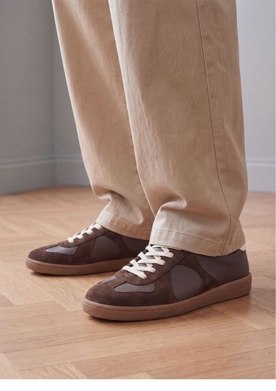Nubikk Ray Rio Bruine Suède Leren Sneakers voor Heren