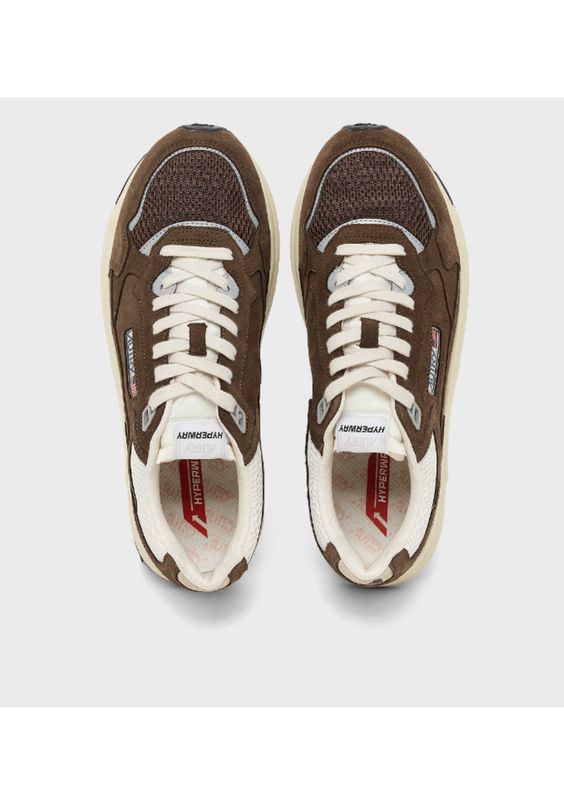 Autry Hyperway suede mesh Cotto Marshmallow