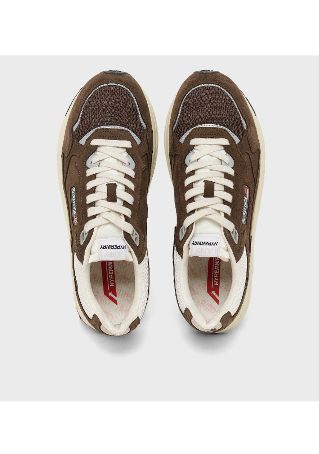 Autry Hyperway suede mesh Cotto Marshmallow