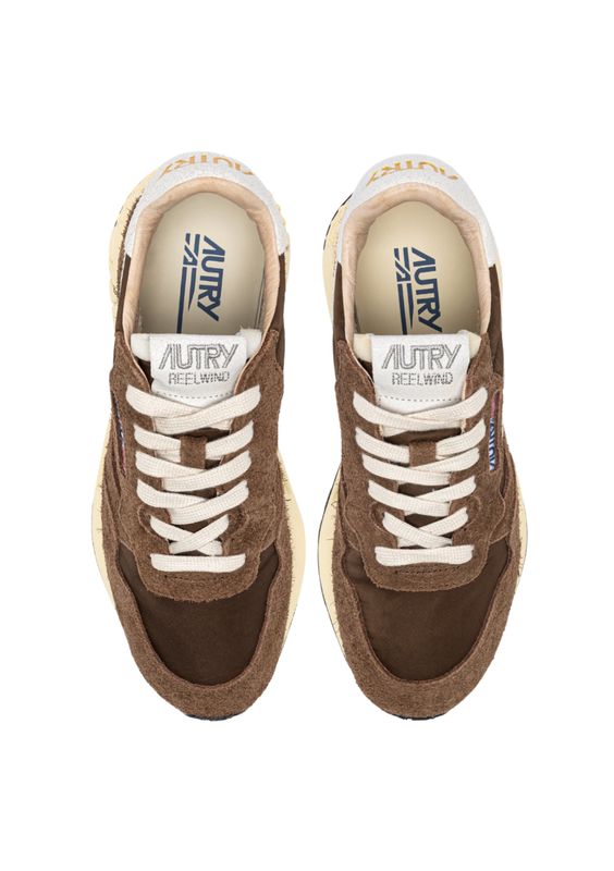 Autry Reelwind low White Tundra Nylon suede