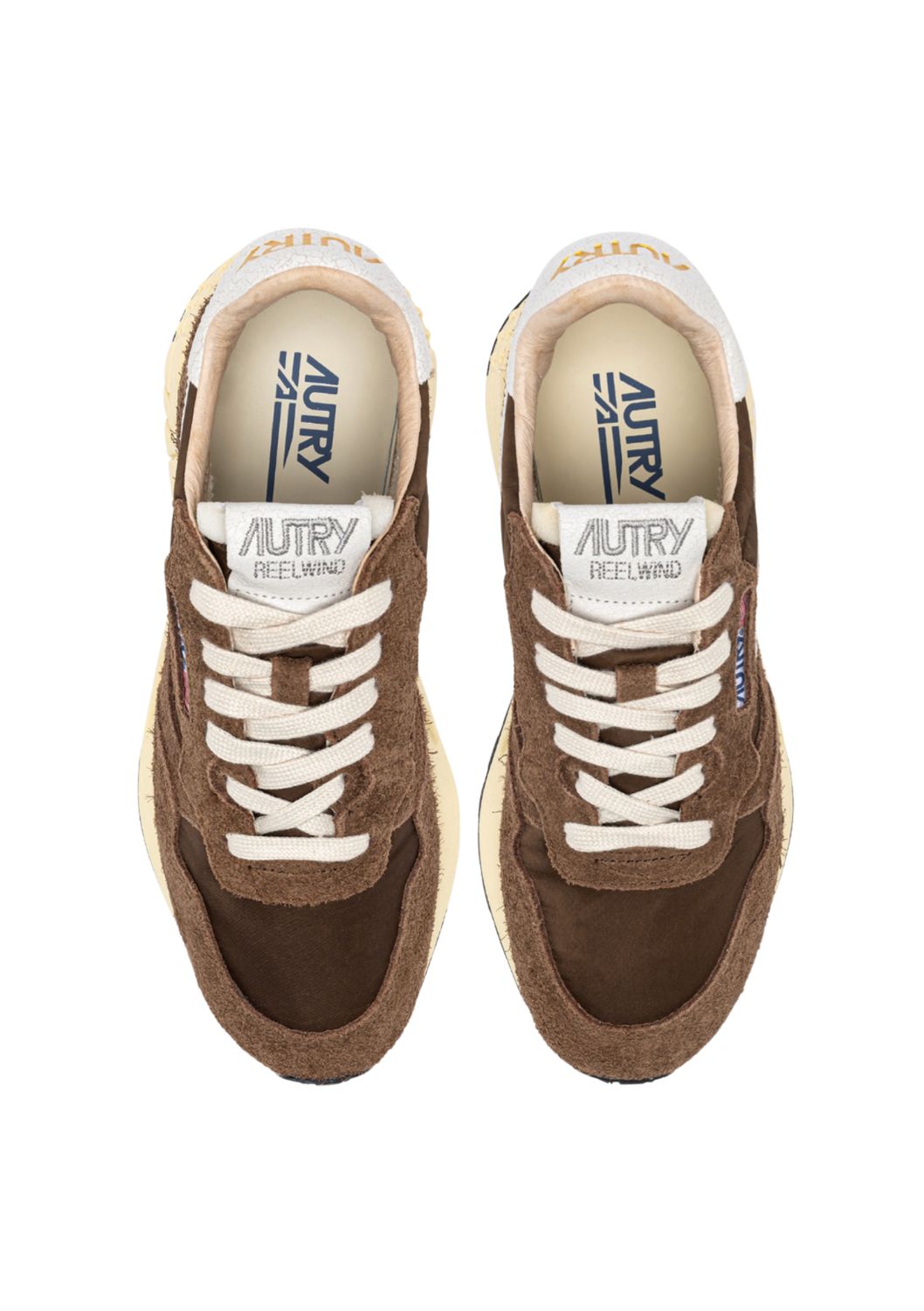 Autry Reelwind low White Tundra Nylon suede