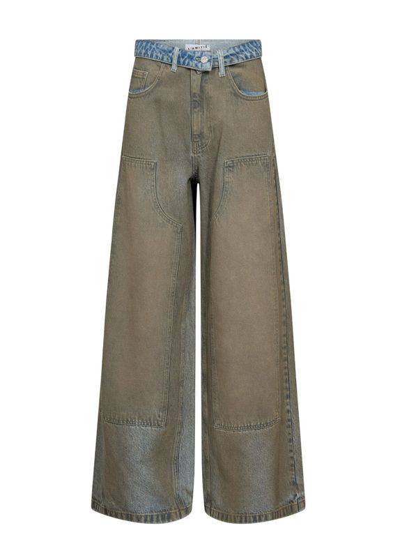 Haute L'Amitié Celeste Patch Vintage wash Tall Jeans