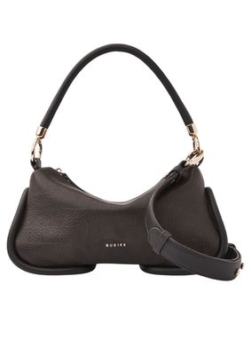 Nubikk Bibi Bag Bruine Leren Croco Tas voor Dames Nubikk Bibi Bag Bruine Leren Croco Tas voor Dames