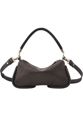 Nubikk Bibi Bag Bruine Leren Croco Tas voor Dames