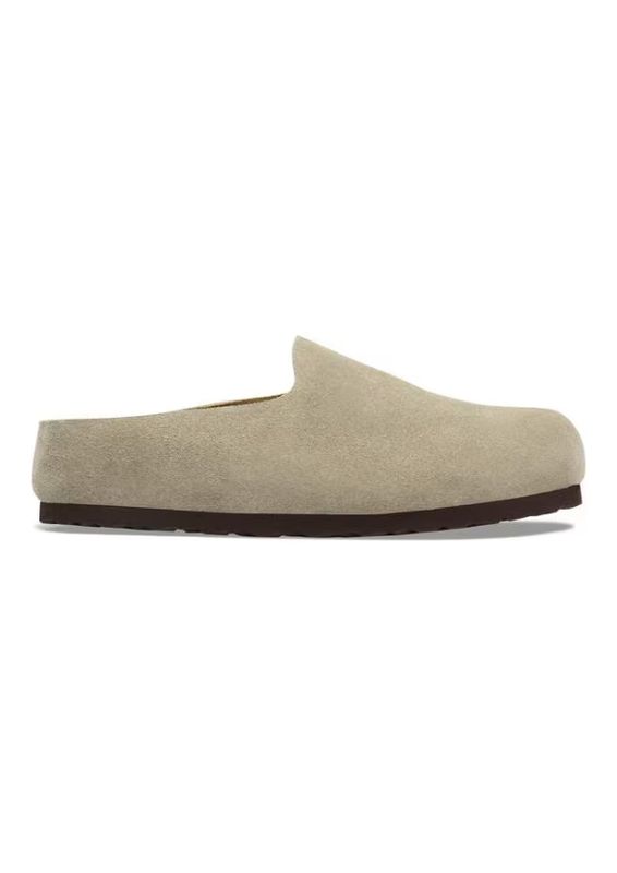 Birkenstock Amsterdam Wrapped Suède Taupe