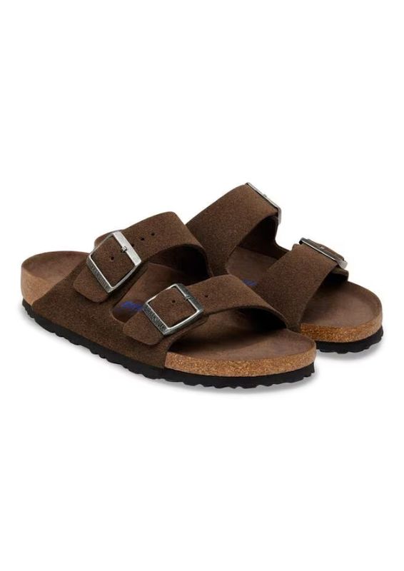 Birkenstock Arizona zacht voetbed Suède Carafe Tonal FB