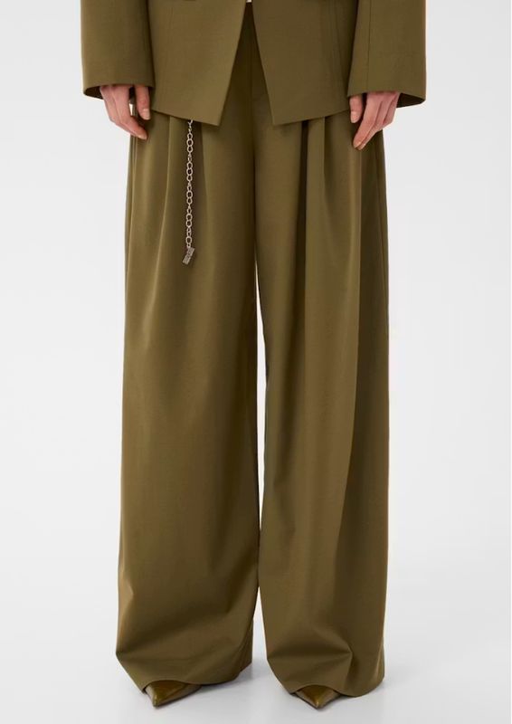 Gestuz GZolivia Broek Military Olive Green