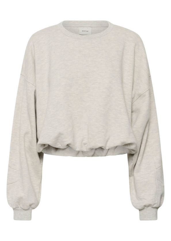 Gestuz GZkahla light Grey melange sweatshirt