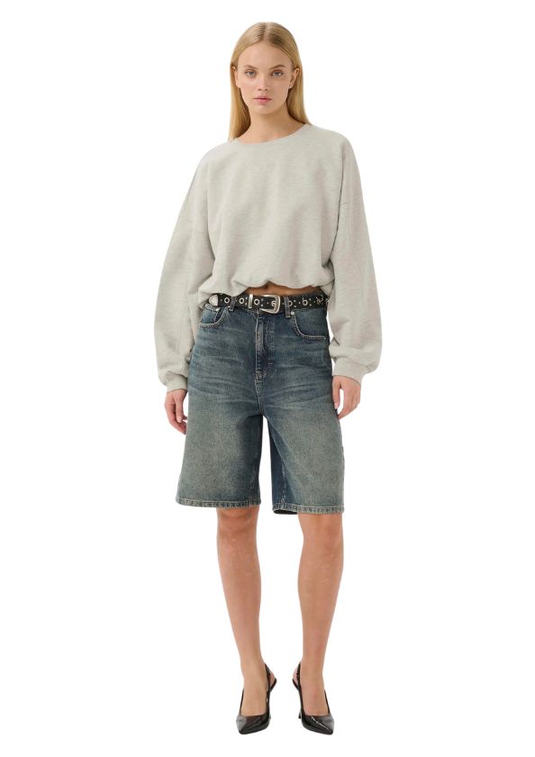 Gestuz GZkahla light Grey melange sweatshirt
