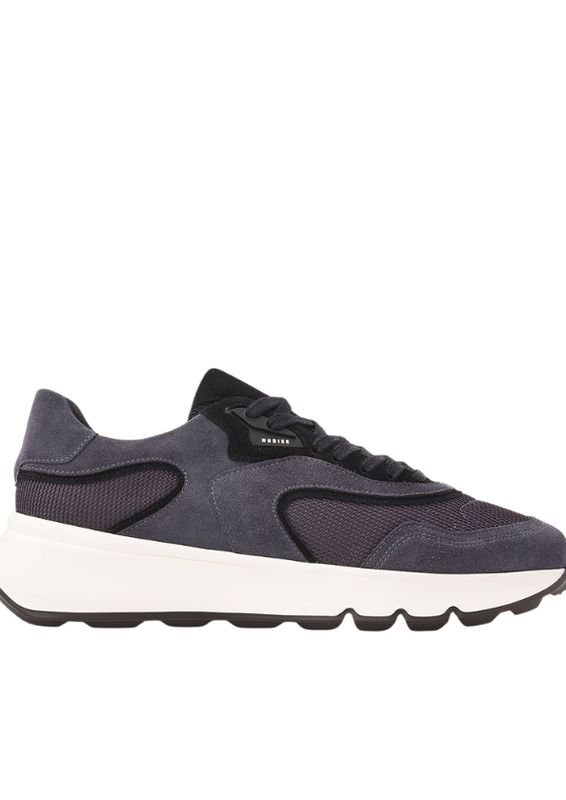 Nubikk Luca Noa Blauw Zwart Suède Sneakers voor Heren