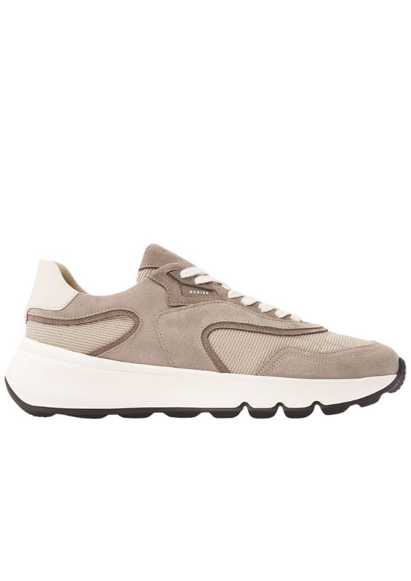 Nubikk Luca Noa Beige Taupe Suède Sneakers voor Heren Nubikk Luca Noa Beige Taupe Suède Sneakers voor Heren