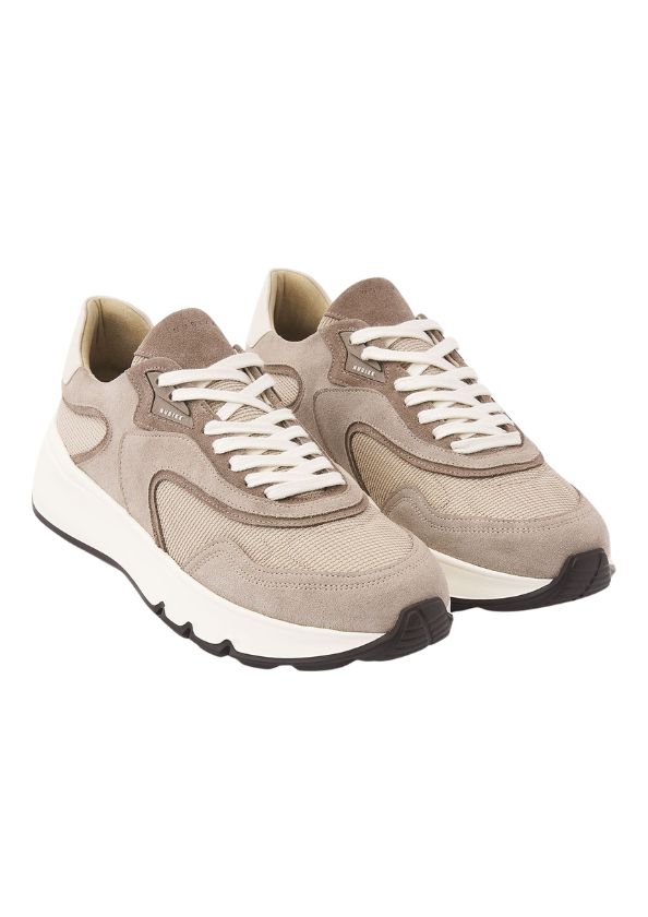Nubikk Luca Noa Beige Taupe Suède Sneakers voor Heren Nubikk Luca Noa Beige Taupe Suède Sneakers voor Heren