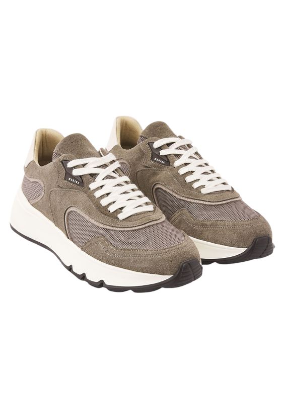 Nubikk Luca Noa Groene Suède Sneakers voor Heren