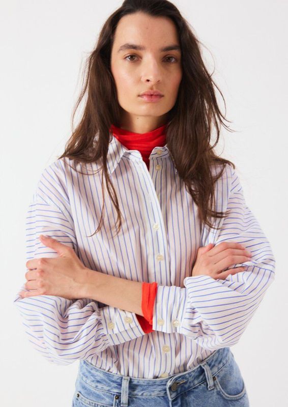 American Vintage Dameshemd Nurway River strips