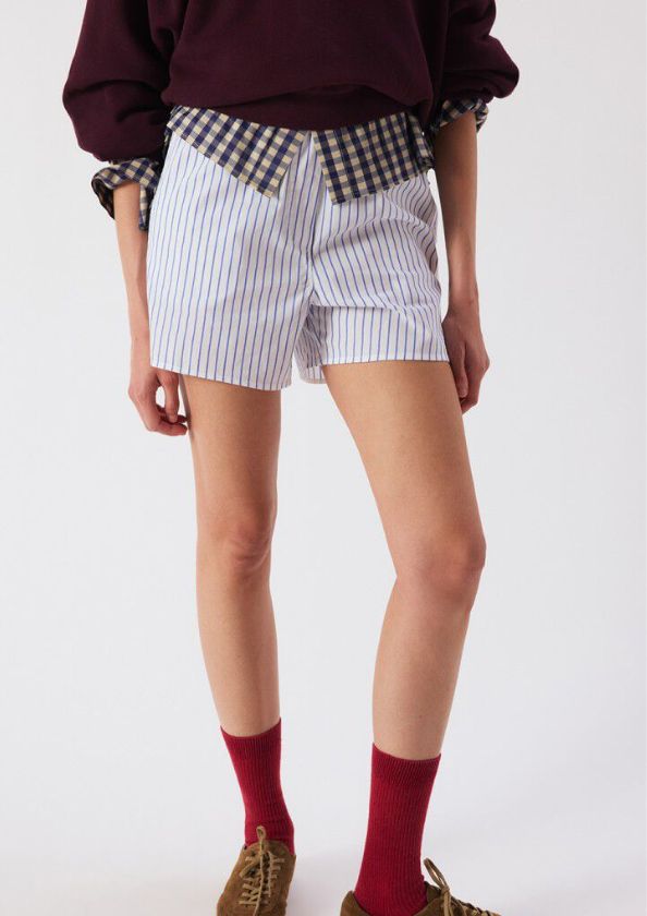 American Vintage Damesshorts Nurway River stripes American Vintage Damesshorts Nurway River stripes