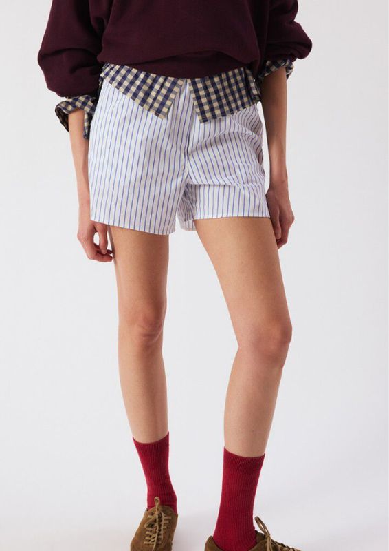 American Vintage Damesshorts Nurway River stripes American Vintage Damesshorts Nurway River stripes