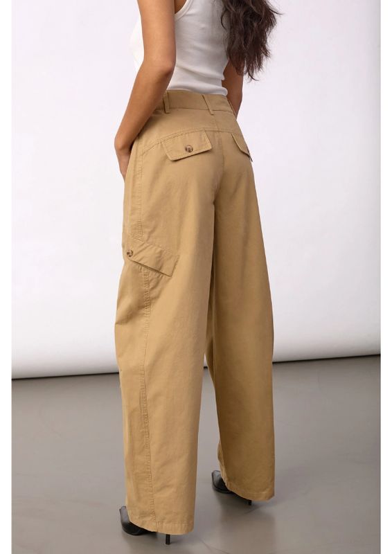 Co'Couture EvelynCC Barrel Pant Tall Sand