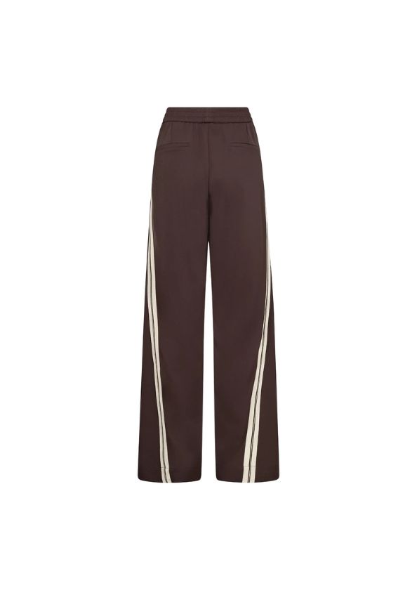 Co'Couture AliniCC Double Panel Pant Tall Dark Brown