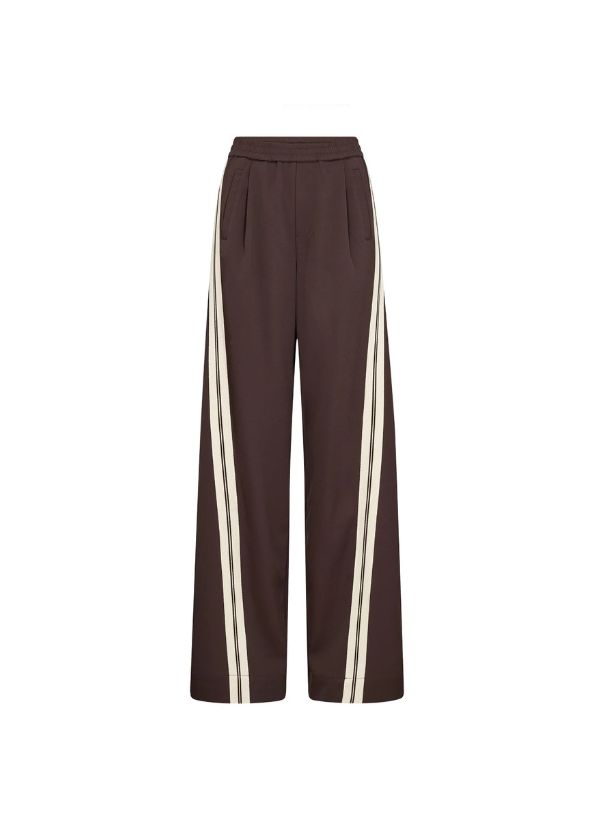 Co'Couture AliniCC Double Panel Pant Tall Dark Brown