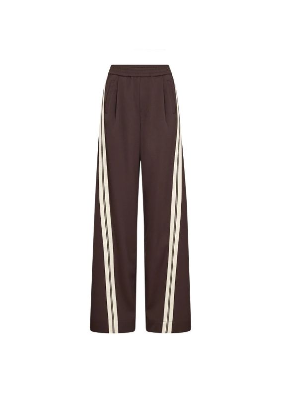 Co'Couture AliniCC Double Panel Pant Tall Dark Brown