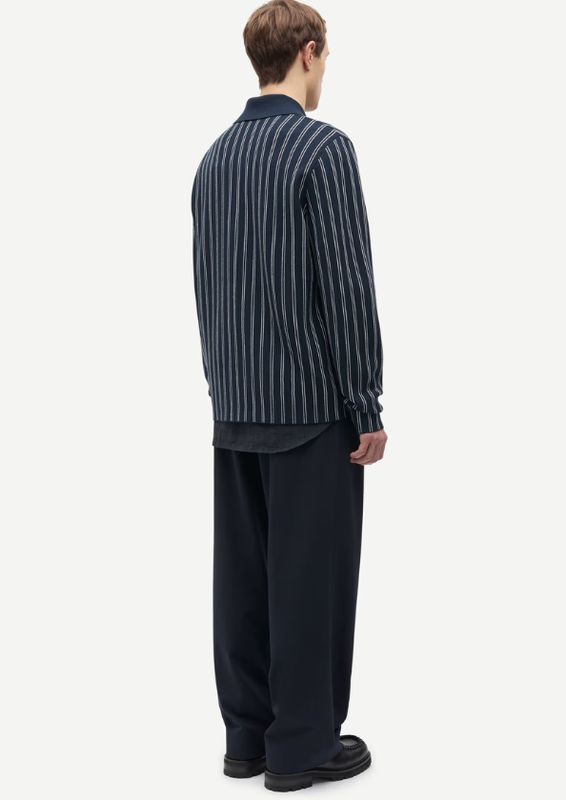 Samsoe Samsoe Samatt Polo 15825 Salute Pinstripe