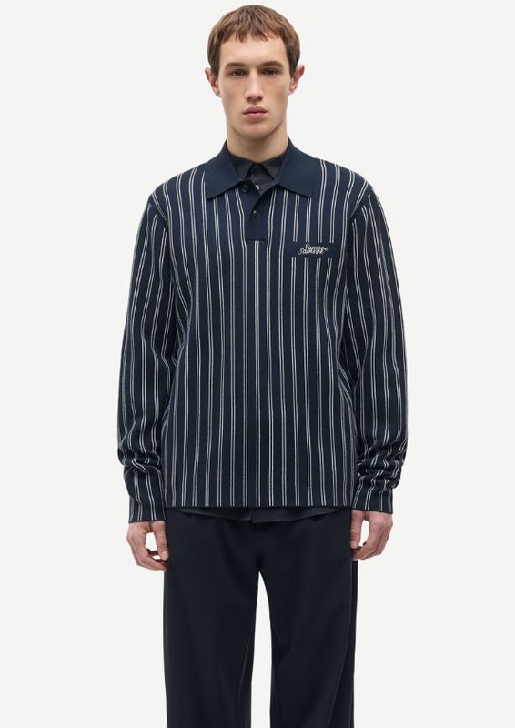Samsoe Samsoe Samatt Polo 15825 Salute Pinstripe
