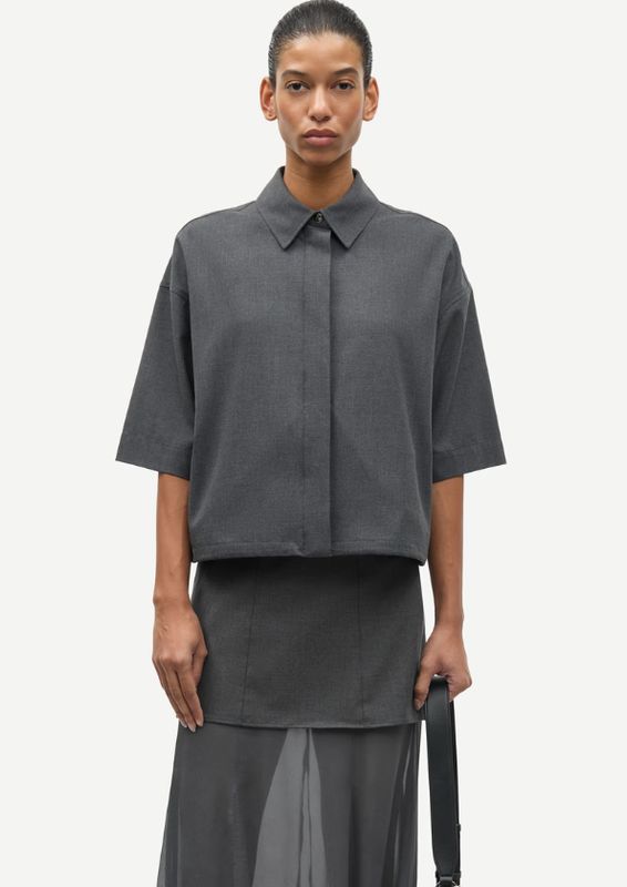 Samsoe Samsoe Salulu SS Shirt 16054 Ombre Blue