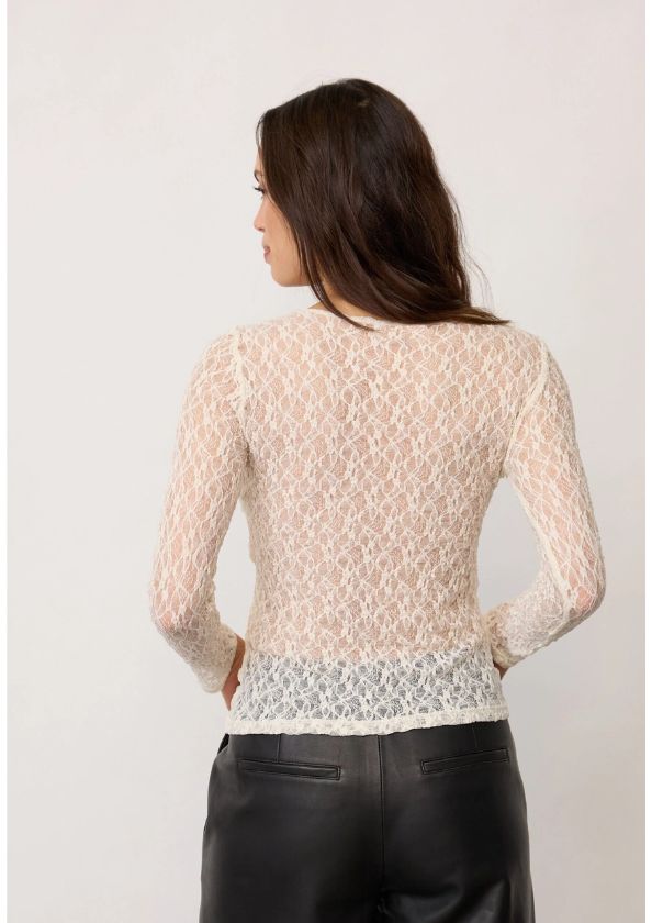 Co'Couture BarnaCC O-Neck Blouse Off-White