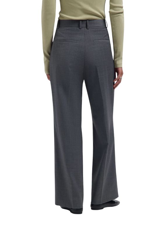 OLAF Wool Tailored Trousers Sharkskin