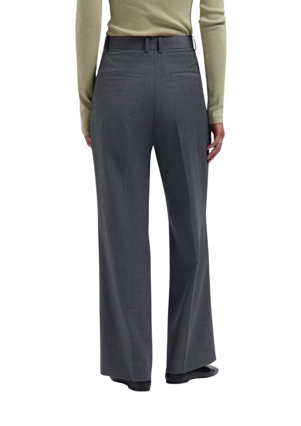 OLAF Wool Tailored Trousers Sharkskin