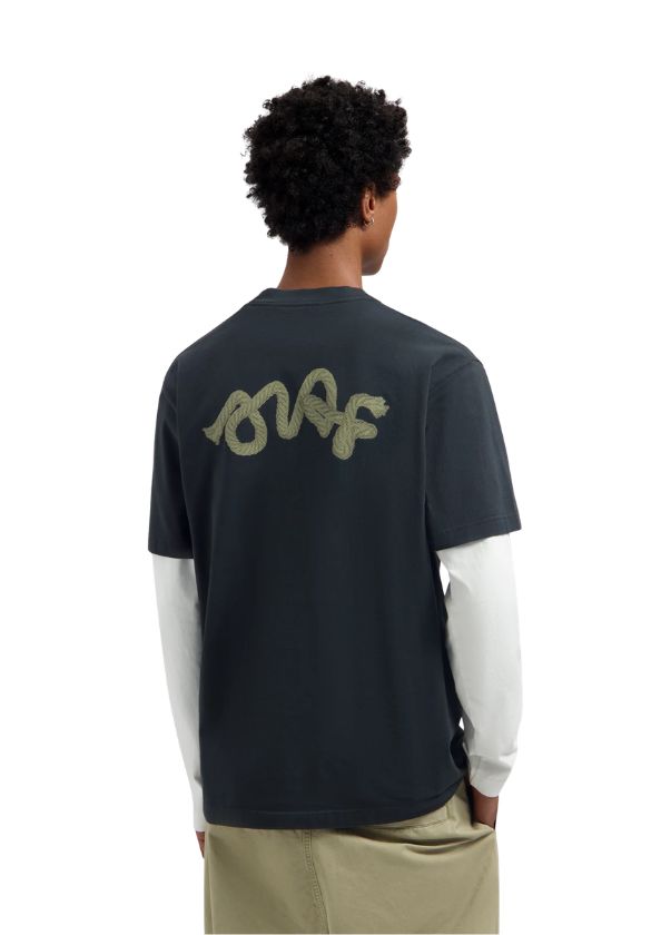 OLAF Lasso Signature Tee Charcoal