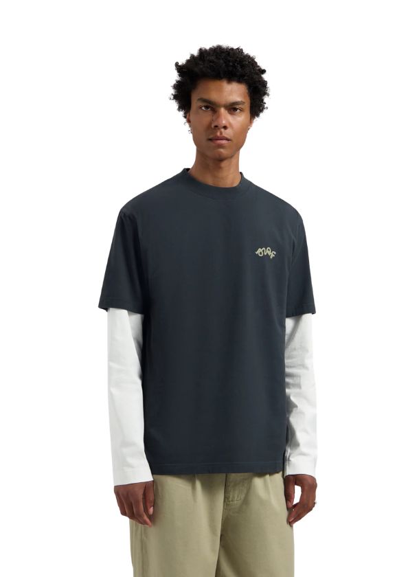 OLAF Lasso Signature Tee Charcoal