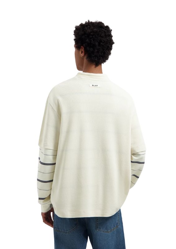 OLAF Waffle Tee Off Whitw