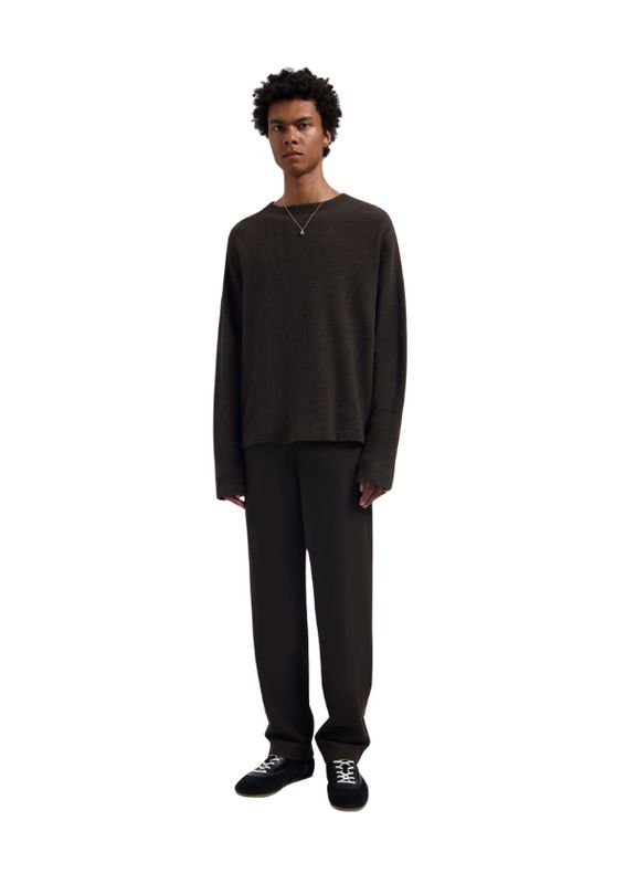 OLAF Slim Elasticated Pant Chocolate Plum