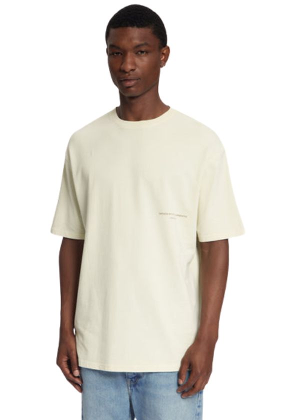 Law of the Sea Aqualis Garmet Dyed Tee Almond Milk