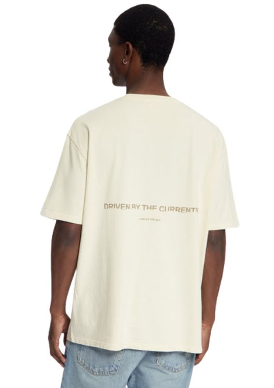 Law of the Sea Aqualis Garmet Dyed Tee Almond Milk