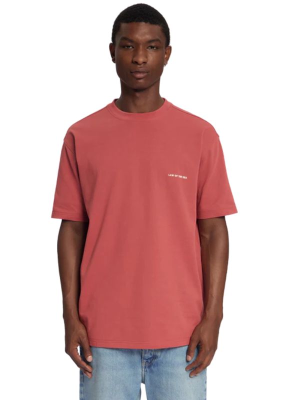 Law of the Sea Instinct Artwork Tee Terra Red