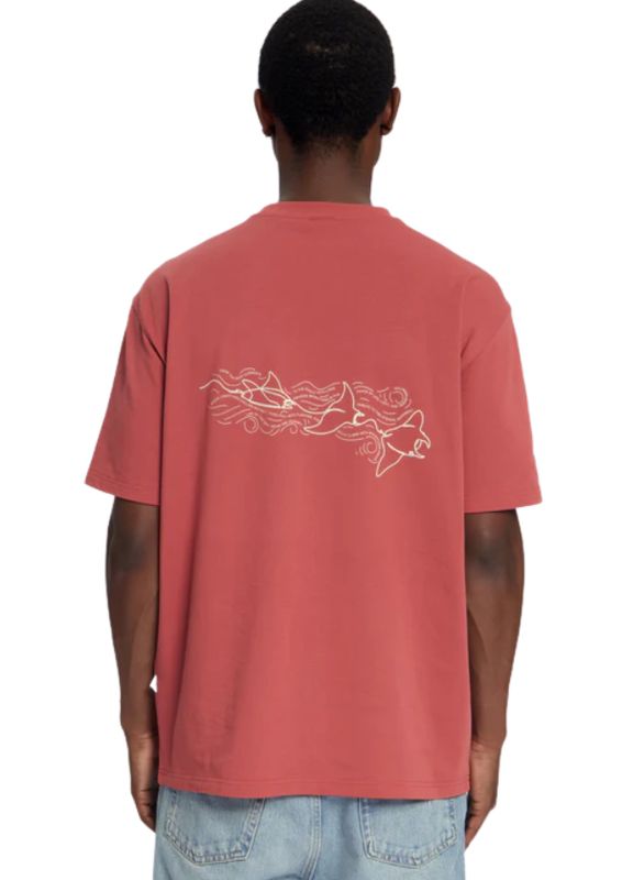 Law of the Sea Instinct Artwork Tee Terra Red
