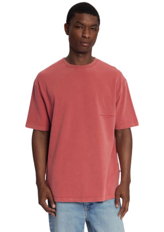 Law of the Sea Aqualis Garmet Dyed Tee Terra Red