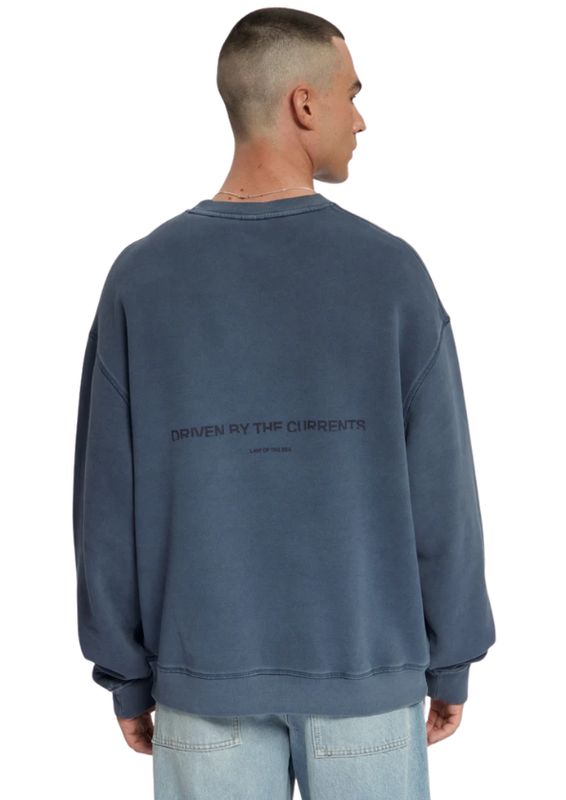 Law of the Sea Torria Garment Dyed Crewneck Sweat Mood Indigo