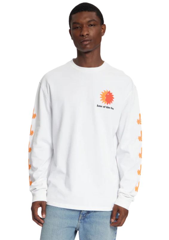 Law of the Sea Sunny Longsleeve Artwork Bright White