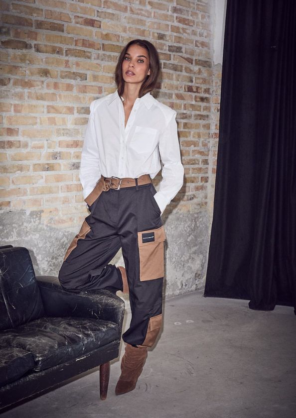 Haute L'Amitié Rabi Mix Pocket Pant Dusty Mocca